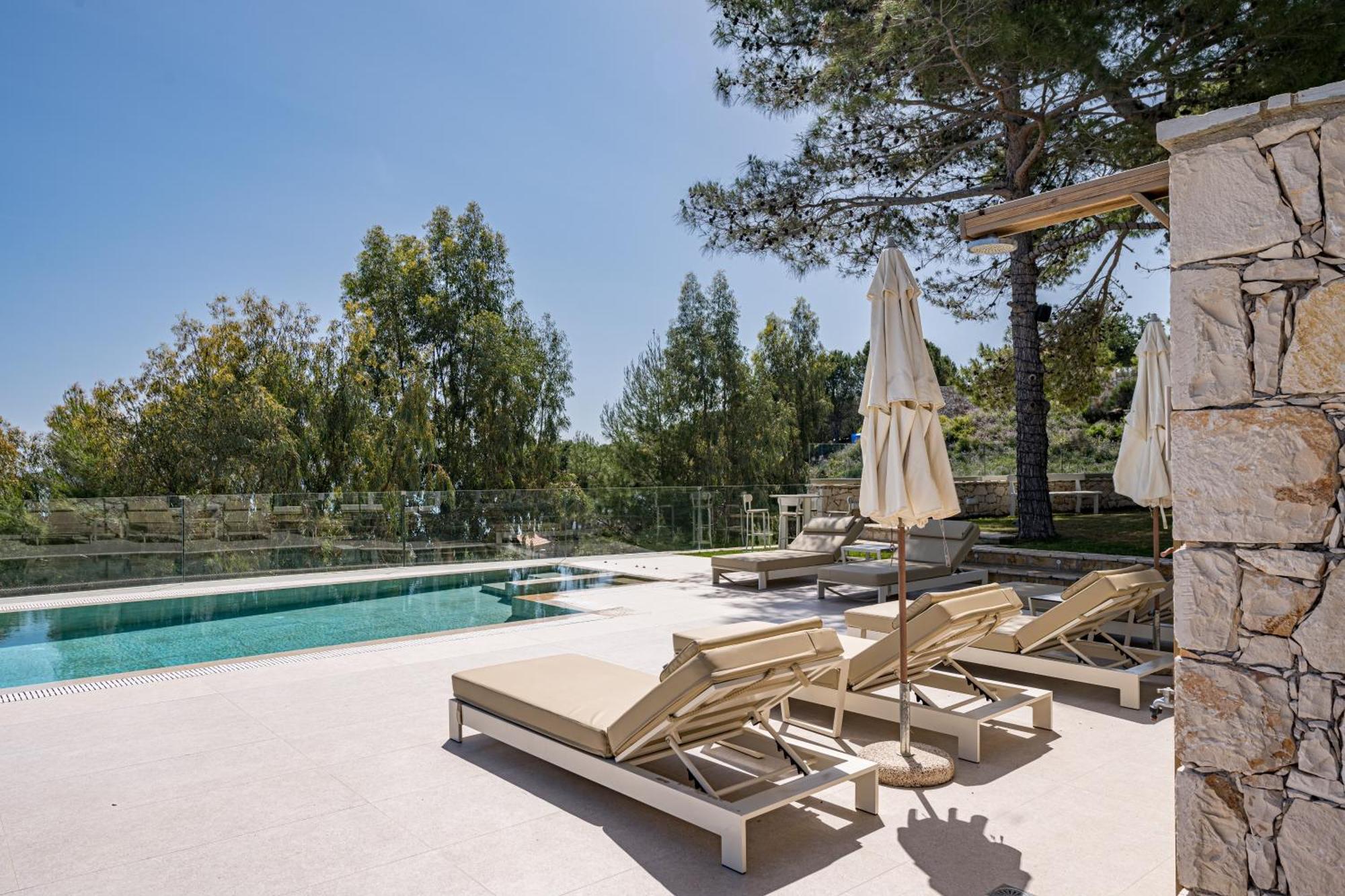 Addimare Sea View Villa, And Events Venue Alykes  Ngoại thất bức ảnh